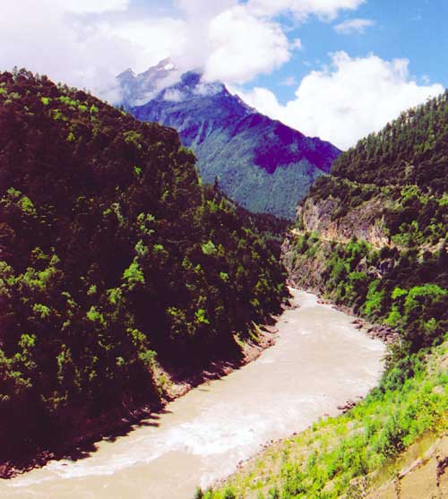 The Parlung Tsangpo Canyon.